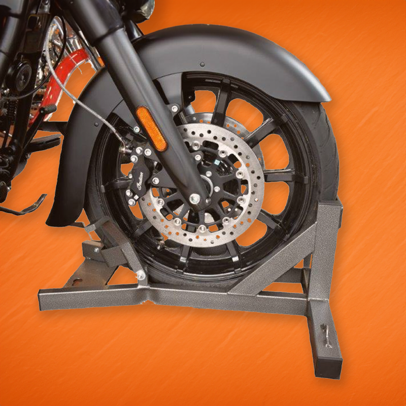 Motorcycle Wheel Chock - Front Wheel Chock - WheelDock